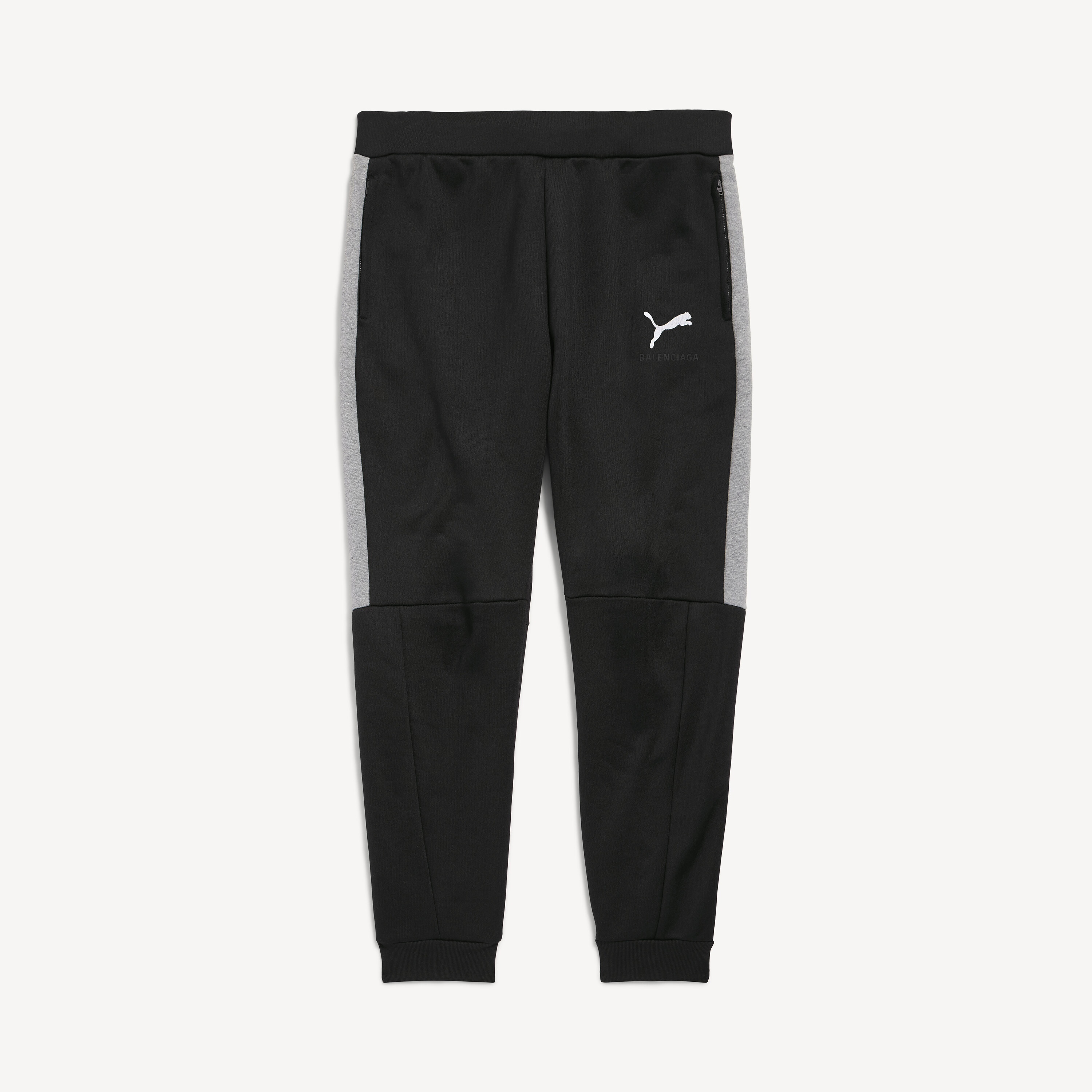 Balenciaga I Puma Fitted Tracksuit Pants in Black/dark Heather