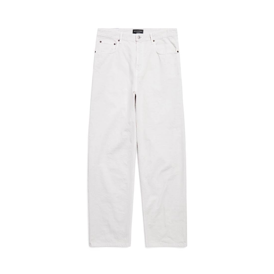 Loose Fit Jeans in White | Balenciaga US