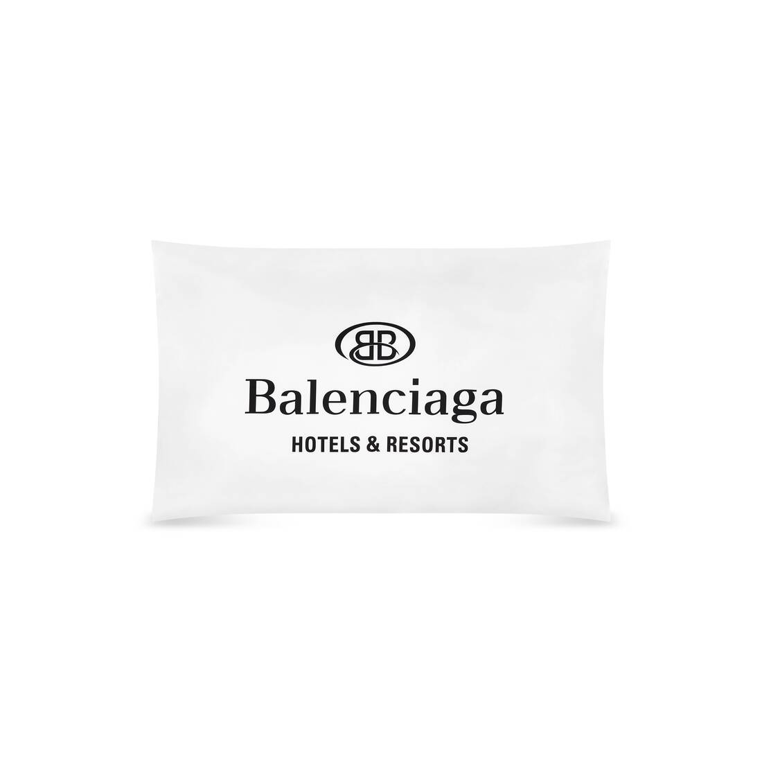 balenciaga.com | Parure de lit Hotels & Resorts en coton blanc et noir