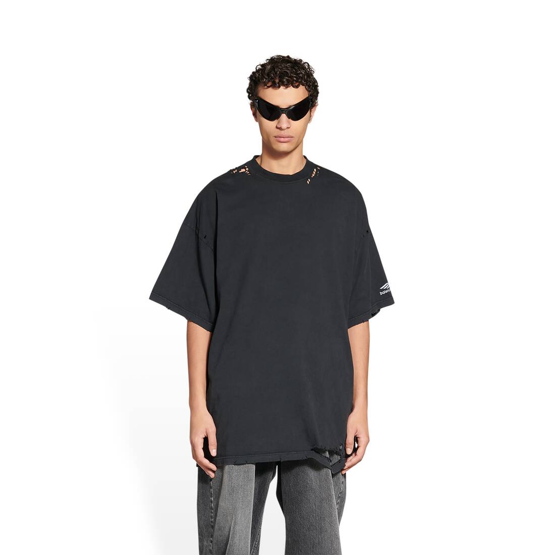 3b Sports Icon リペア Tシャツ Oversized のために ウィメンズ で ブラック Balenciaga JP