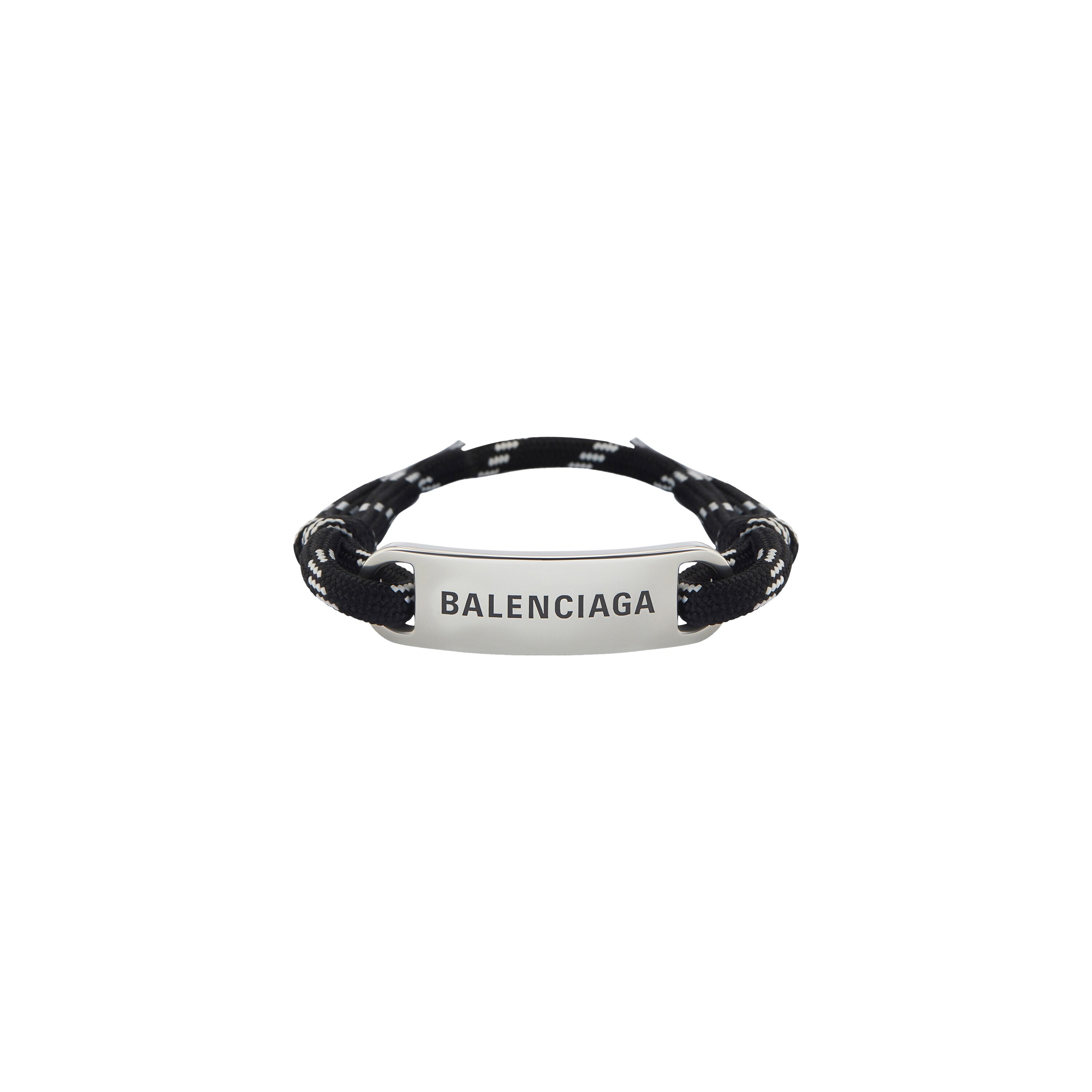 Plate Bracelet in Black | Balenciaga US