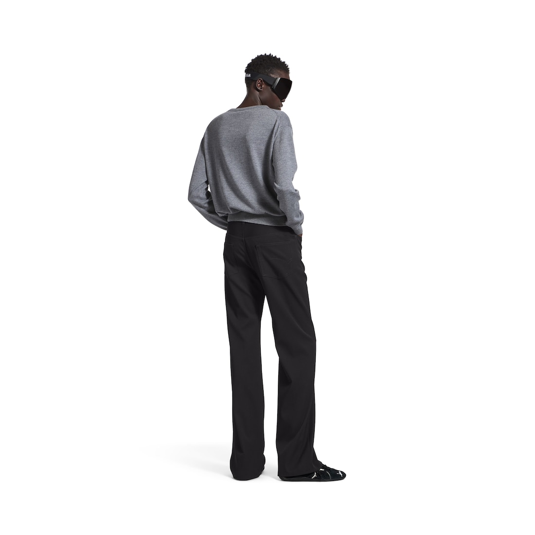 Balenciaga テーラードパンツ Balenciaga レイヤード テーラードパンツ | ブラック | FARFETCH JP