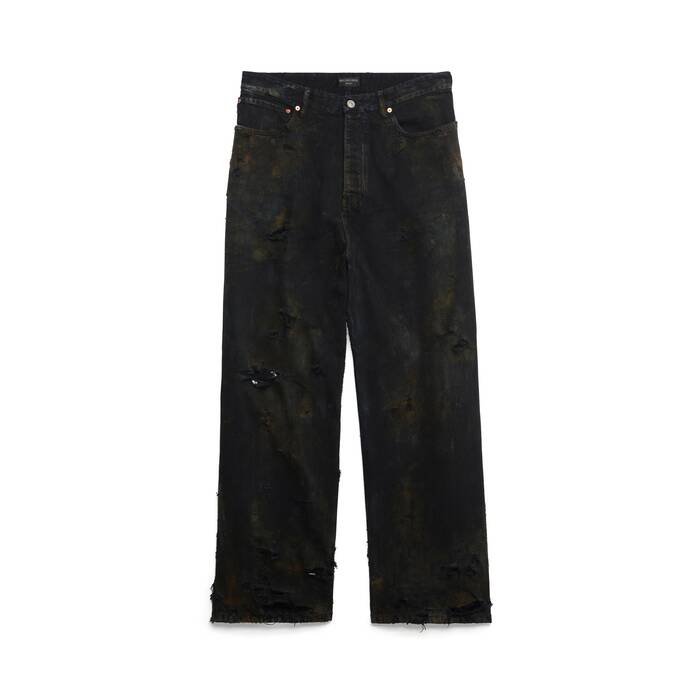 super destroyed baggy trousers