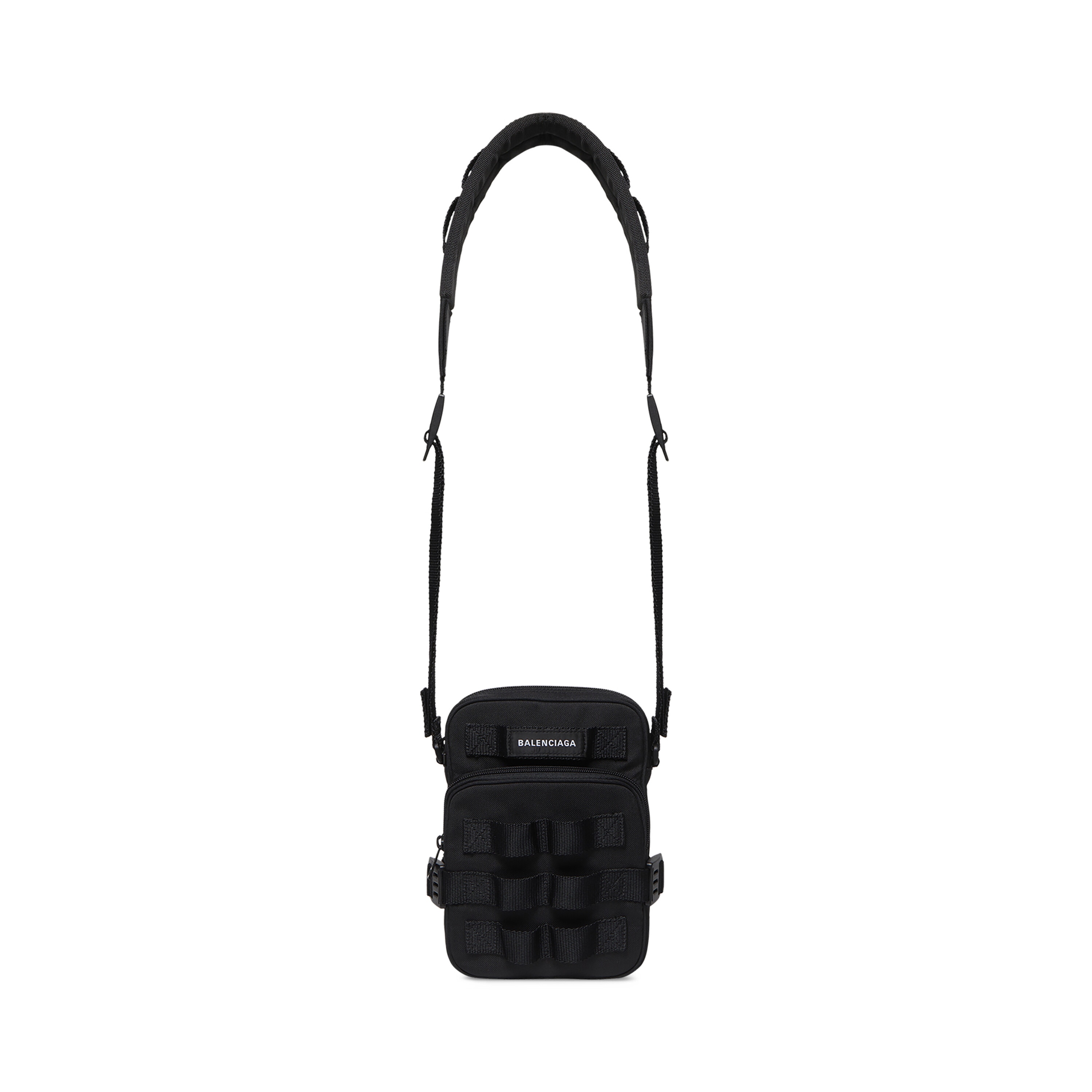 Men's Army Crossbody Messenger Bag in Black | Balenciaga US