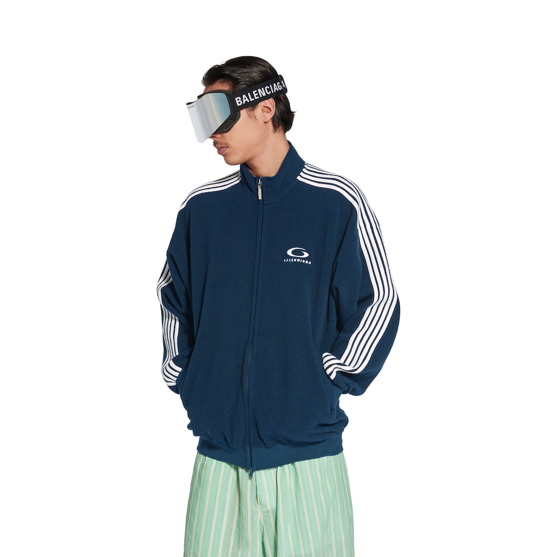 【モードな抜け感】バレンシアガ Sports Icon ジップスウェット Balenciaga Unity Sports Icon ジップアップ パーカー