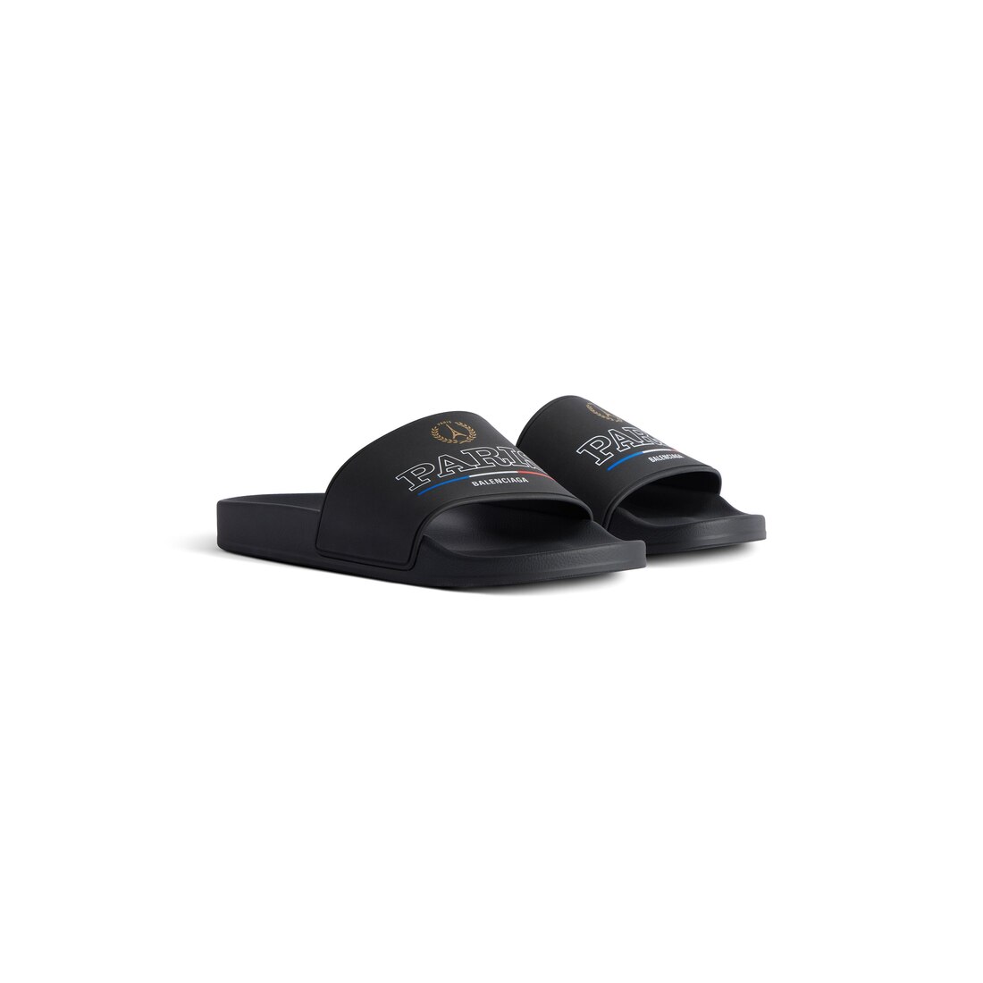 Men s Pool Slide Sandal in Black Balenciaga US