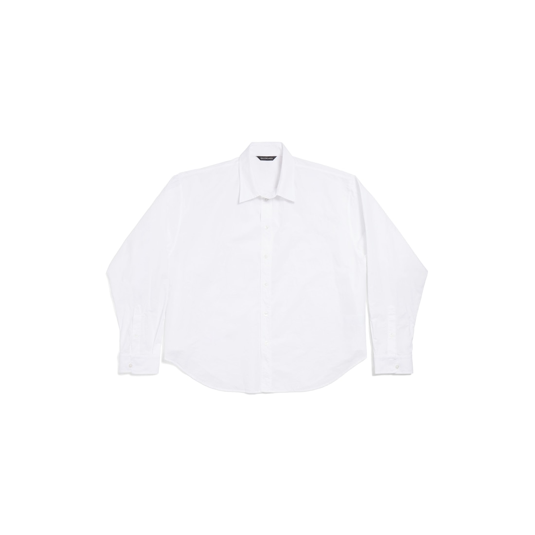 Women's Bb Classic Balenciaga Shirt Regular Fit in White | Balenciaga US