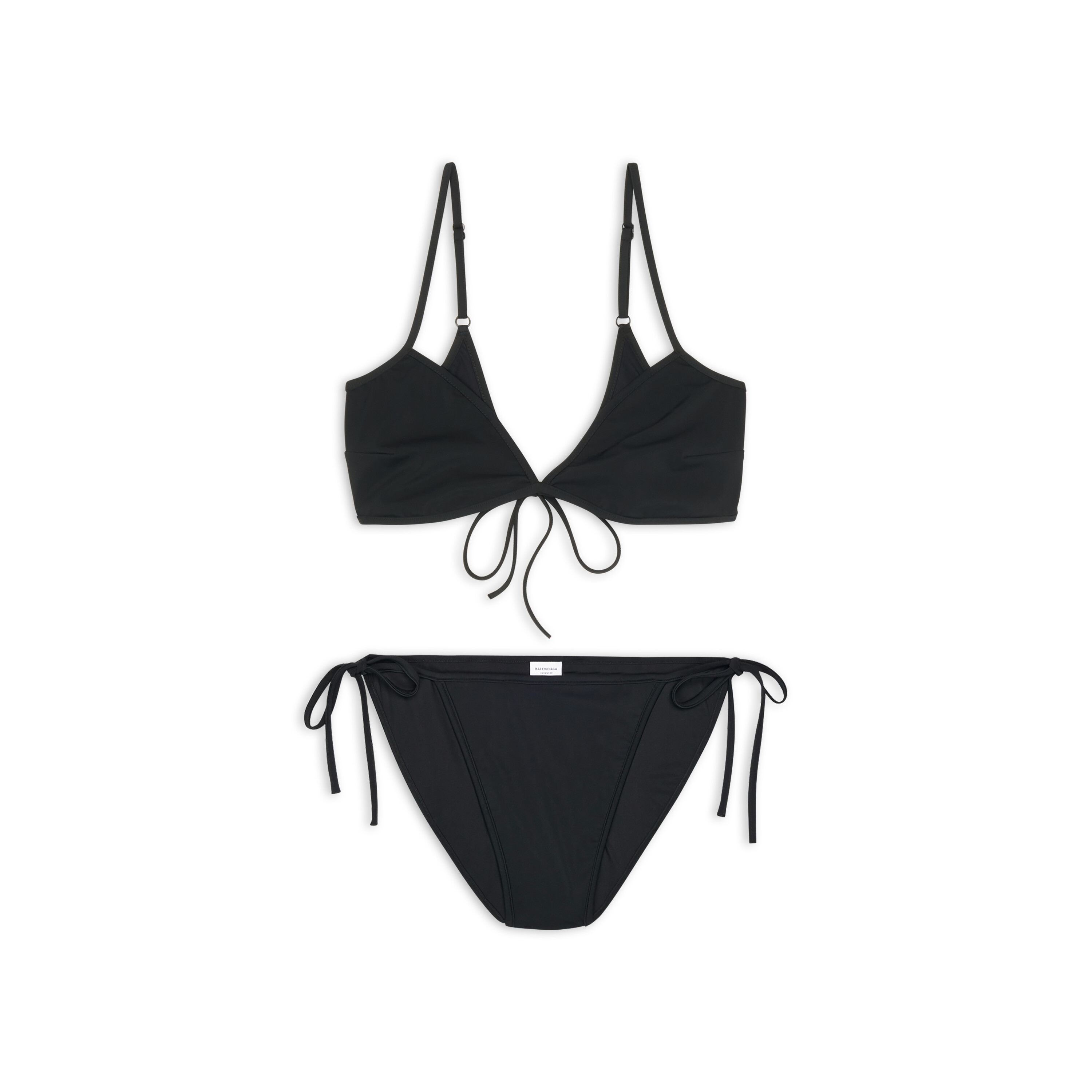 Auckland Tegen de wil Mis Women's Minimal Bikini Set in Black | Balenciaga NL