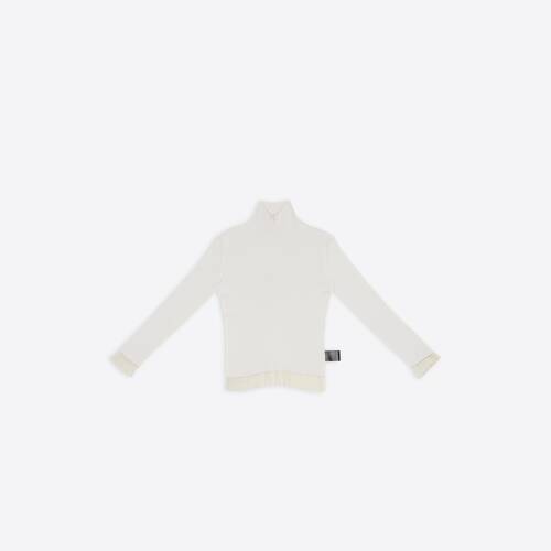 reversible fitted sweater