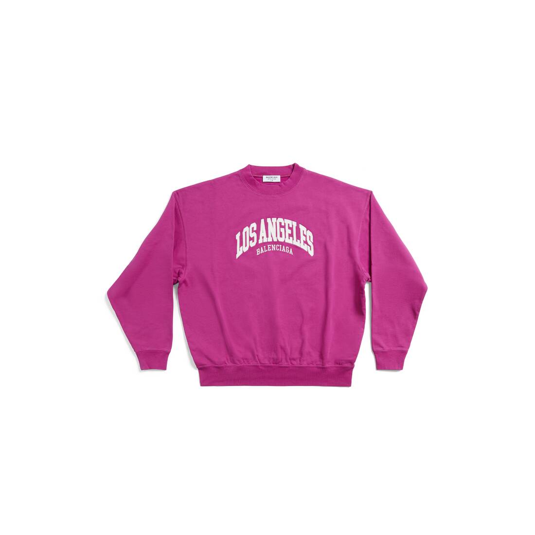 Cities Los Angeles Sweatshirt Regular Fit in Dark Pink