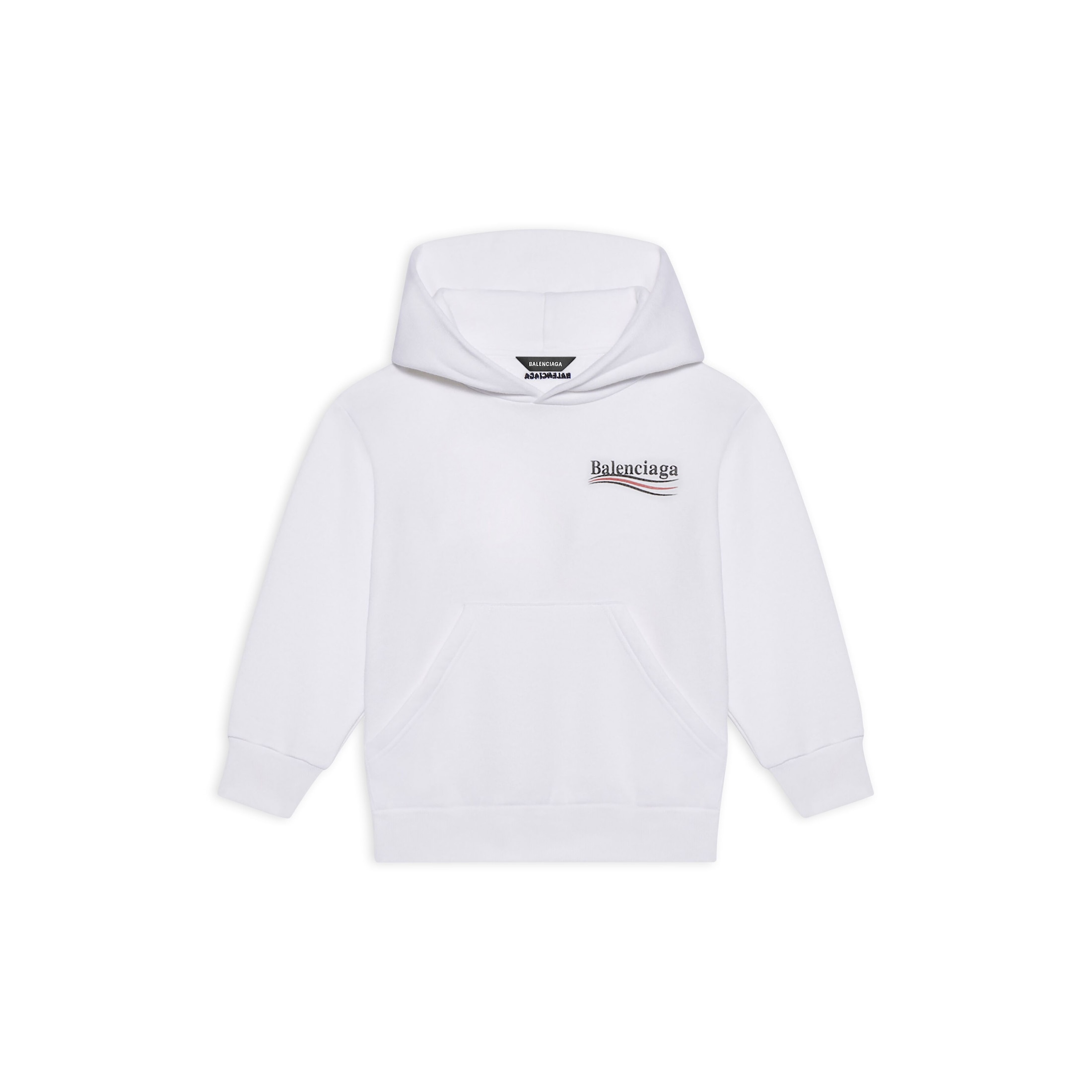 Balenciaga Kids - Political Campaign Hoodie - White - Unisex - 8 - Cotton