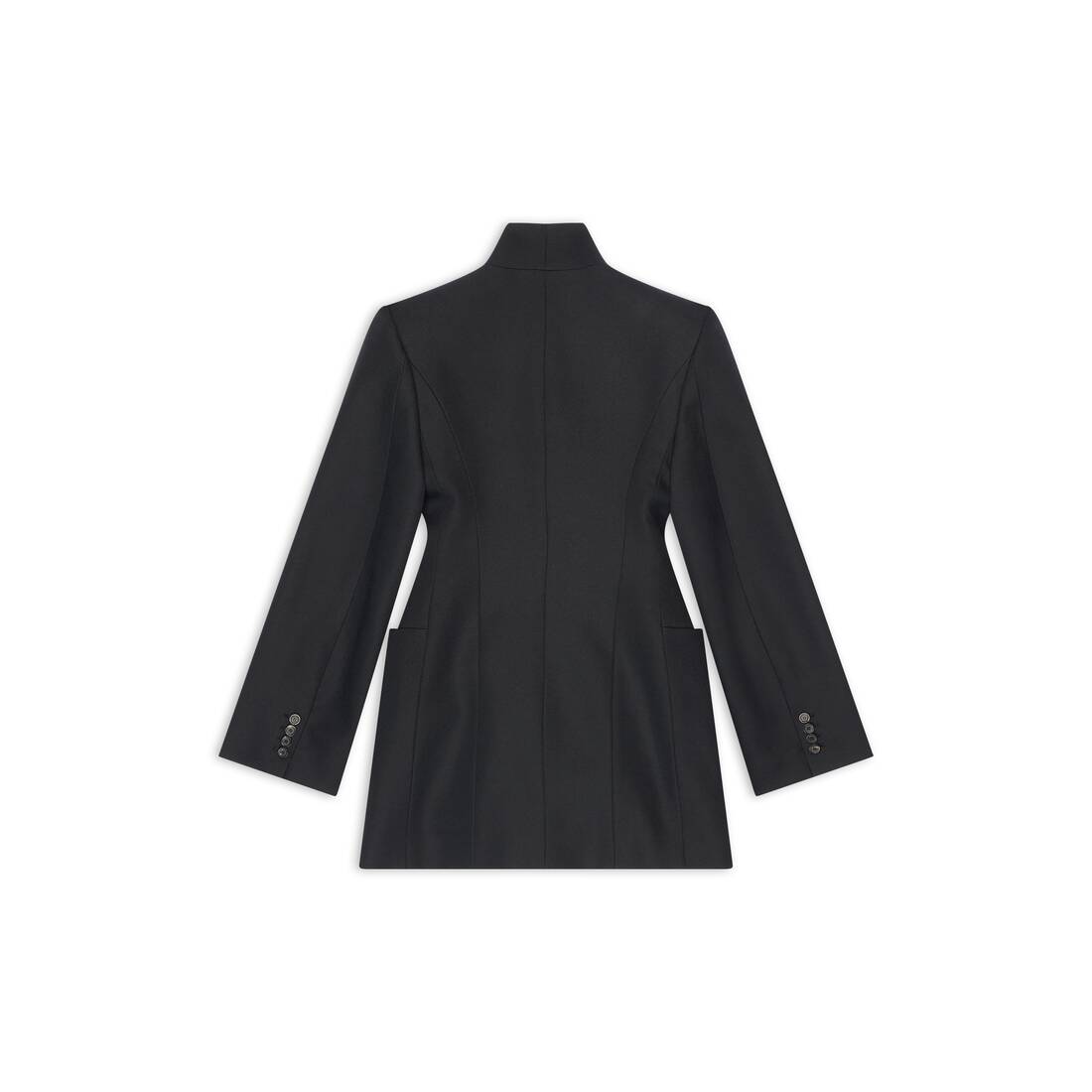 Minimal Hourglass Jacket in Black 