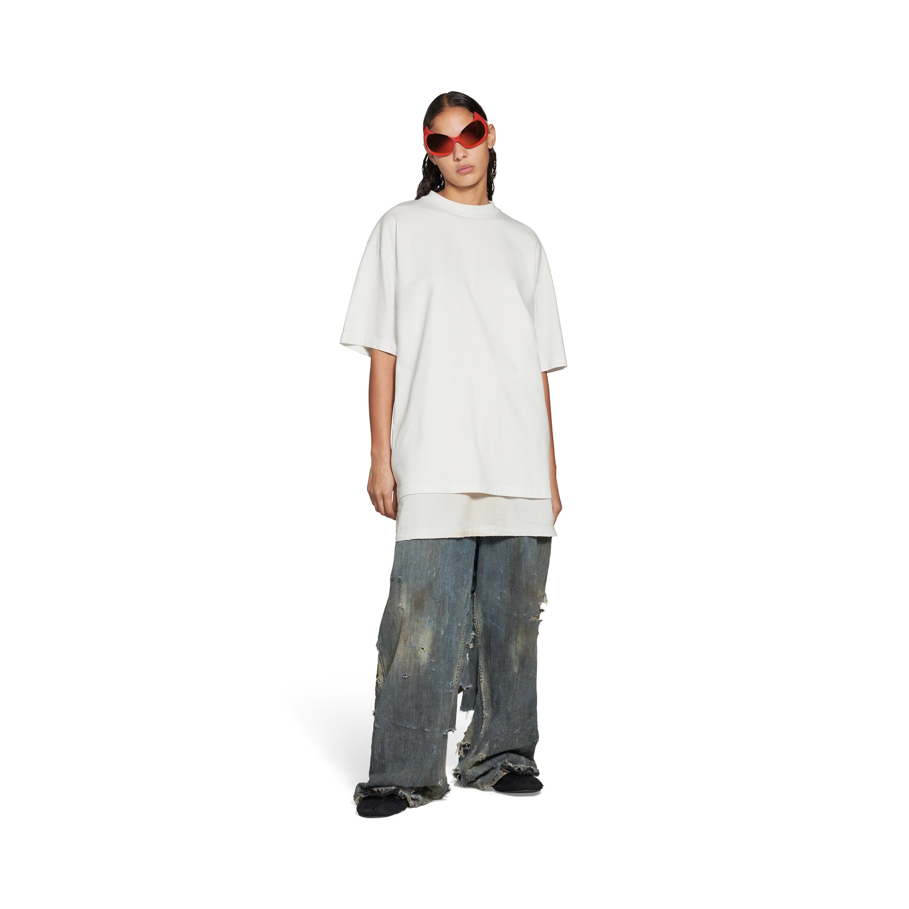 balenciaga oversized  pocket tee XXL