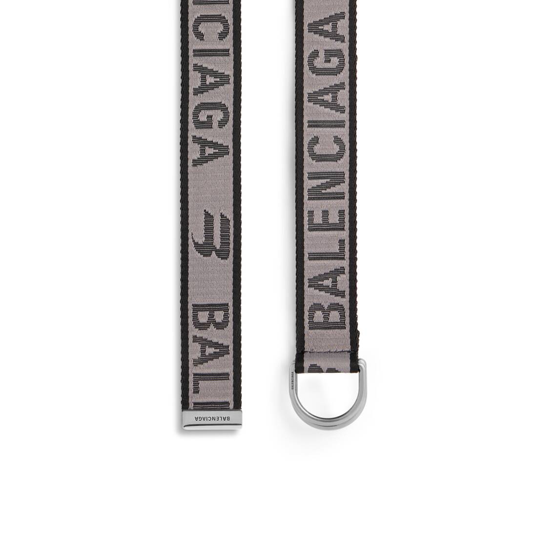 Men's D Ring Belt in Grey | Balenciaga US