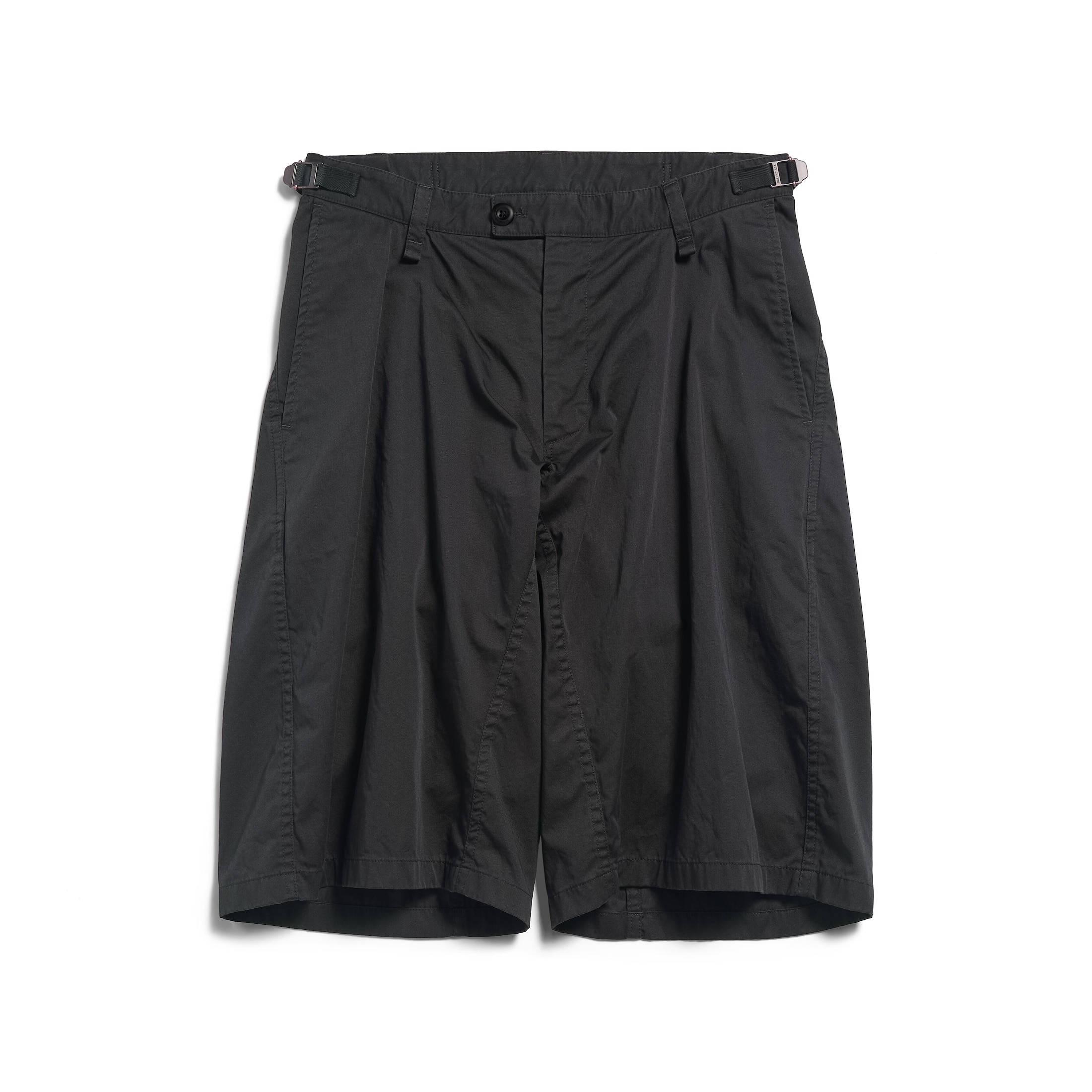 Balenciaga Minimal Cargo Shorts - Black - Unisex - XXS - Cotton