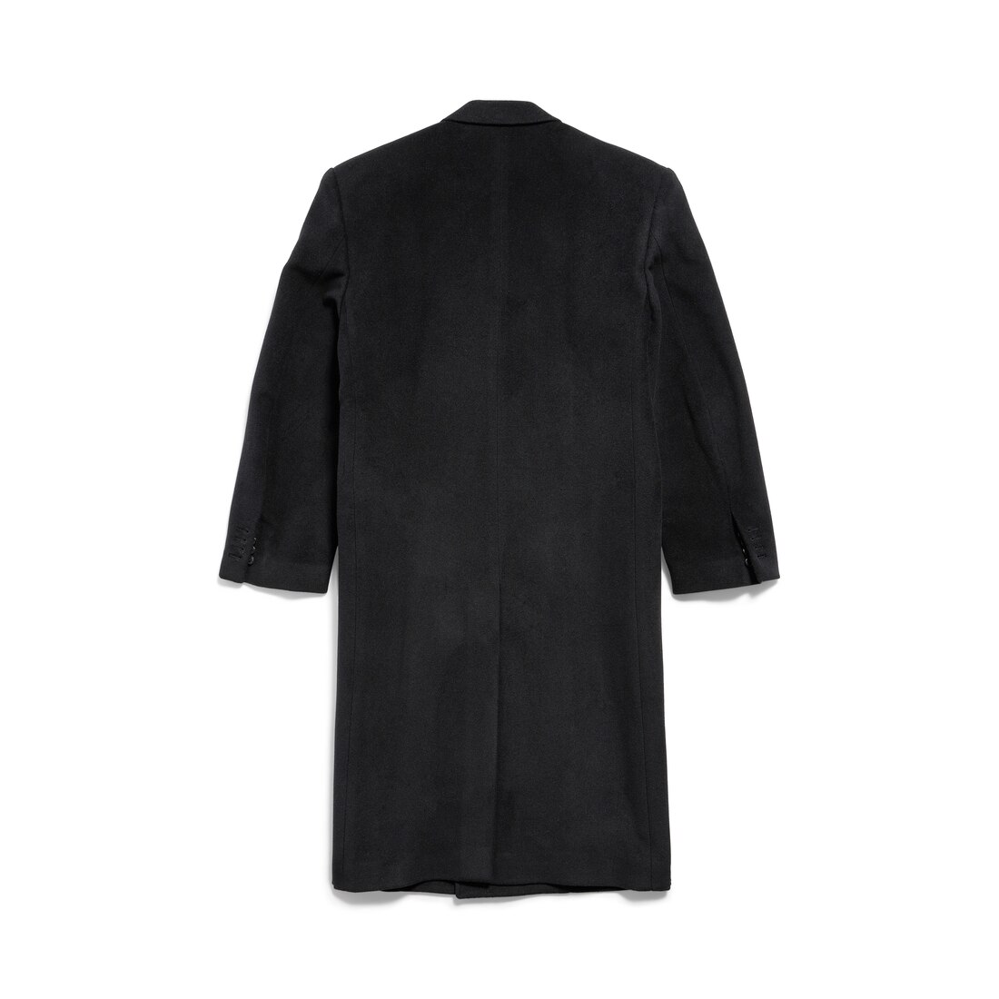 Men s Regular Fit Coat in Black Balenciaga CA