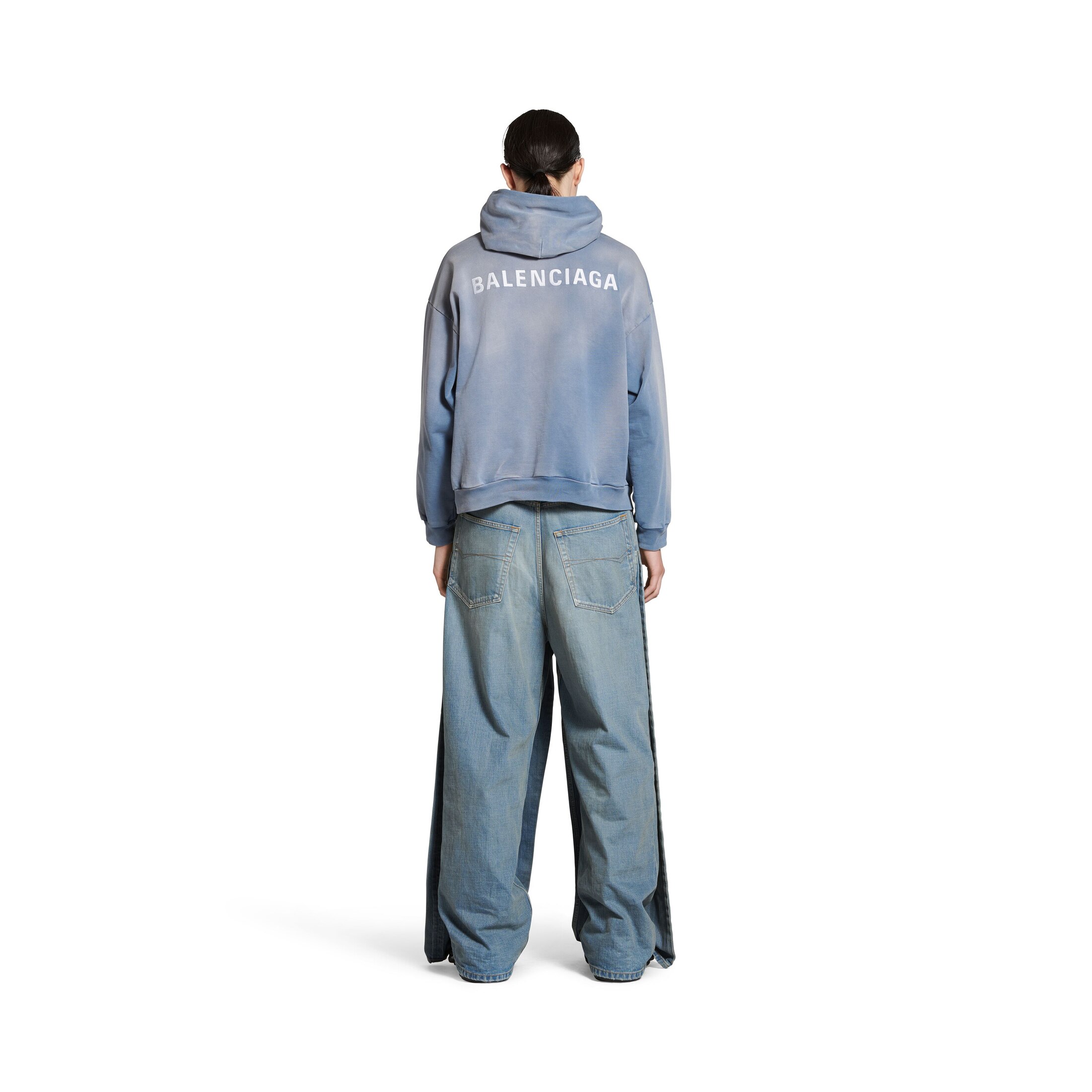 balenciaga back hoodie medium fit